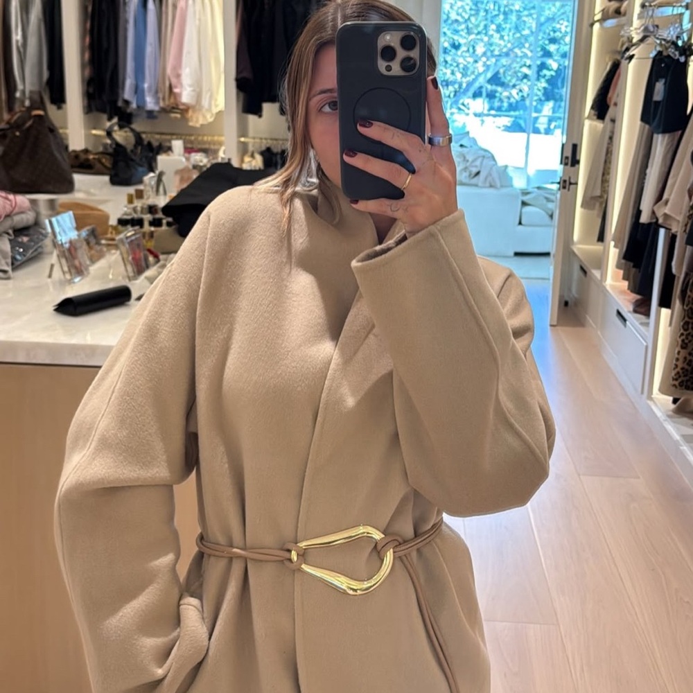 Elegant Tan Braided Women's Belt